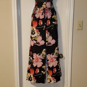 Floral print pants